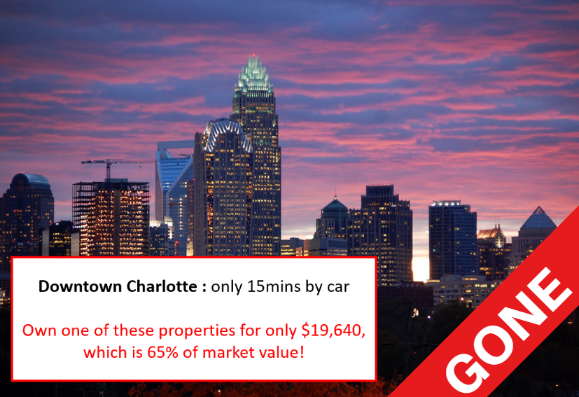 Charlotte, Mecklenburg, NC, 0.5 Lot Listed at 65% of Market Value! #1000016892